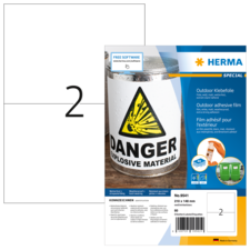HERMA SPECIAL A4 Etiquetas exterior lámina adhesiva